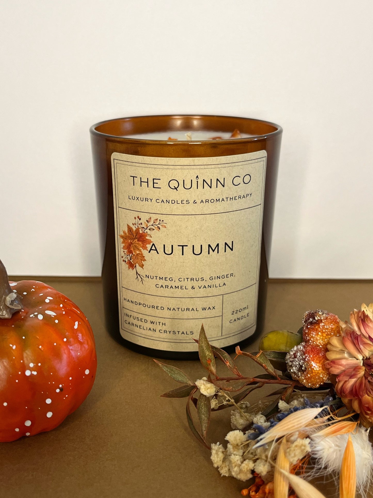 Autumn Crystal Candle